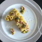 Tortiglioni con Zucchine, Pancetta e Ph