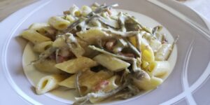 Pennette Pancetta, Carciofi e Phila