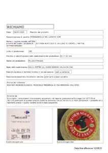 Allerta Alimentare | Richiamo per la Formagella del Luinese 1
