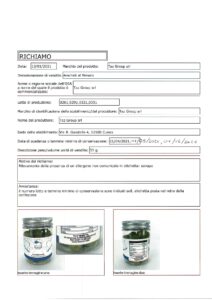 Allerta Alimentare | Senape nelle Arachidi TAZ 1