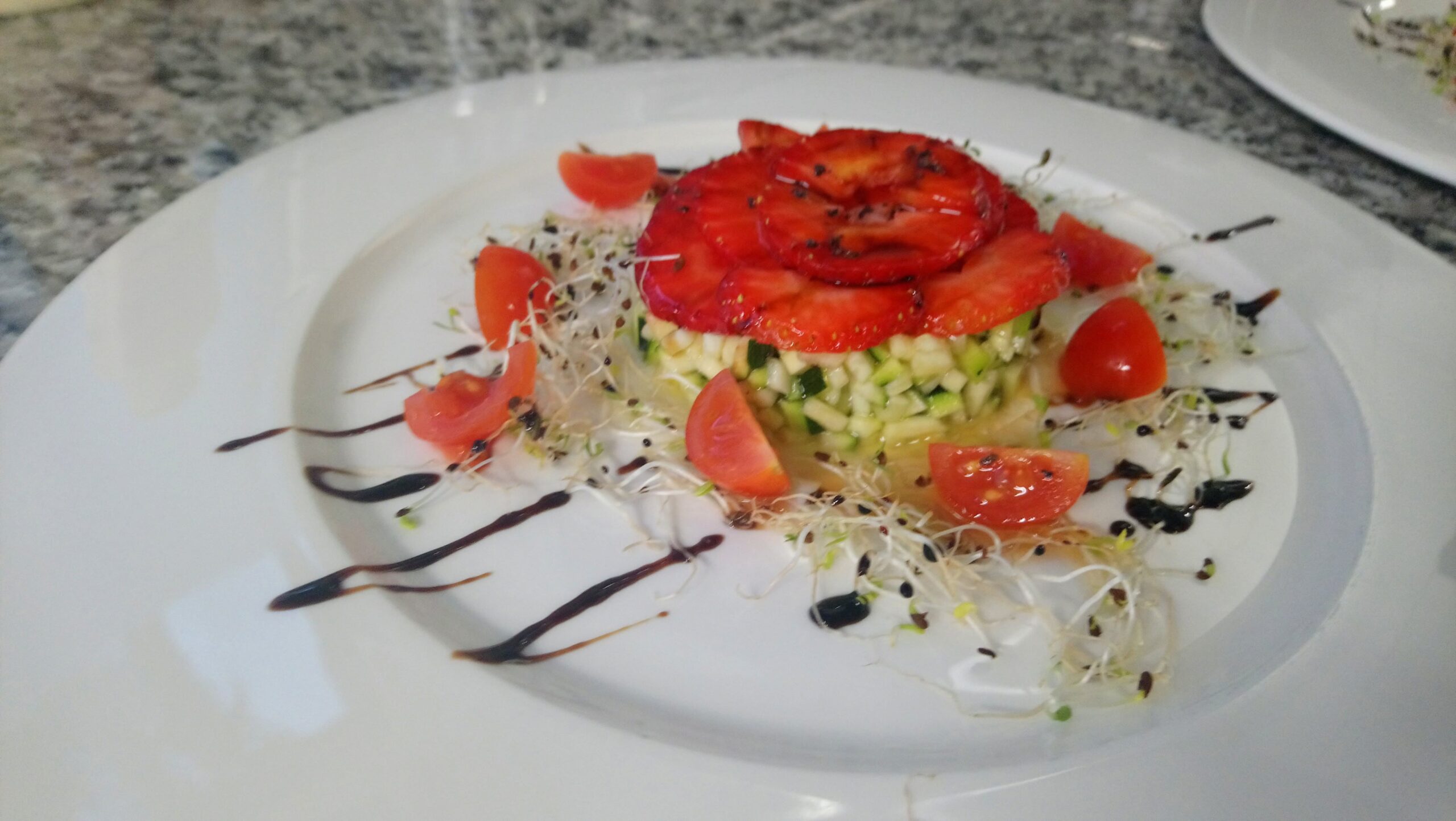 Tartare Zucchine e Fragole