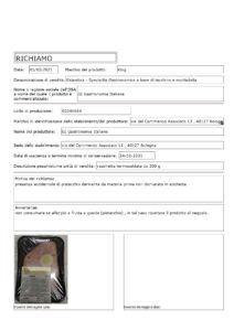 Allerta Alimentare | Allergene nella Galantina e Polpettone King 1