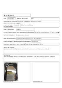 Allerta Alimentare | Allergene nella Galantina e Polpettone King 2