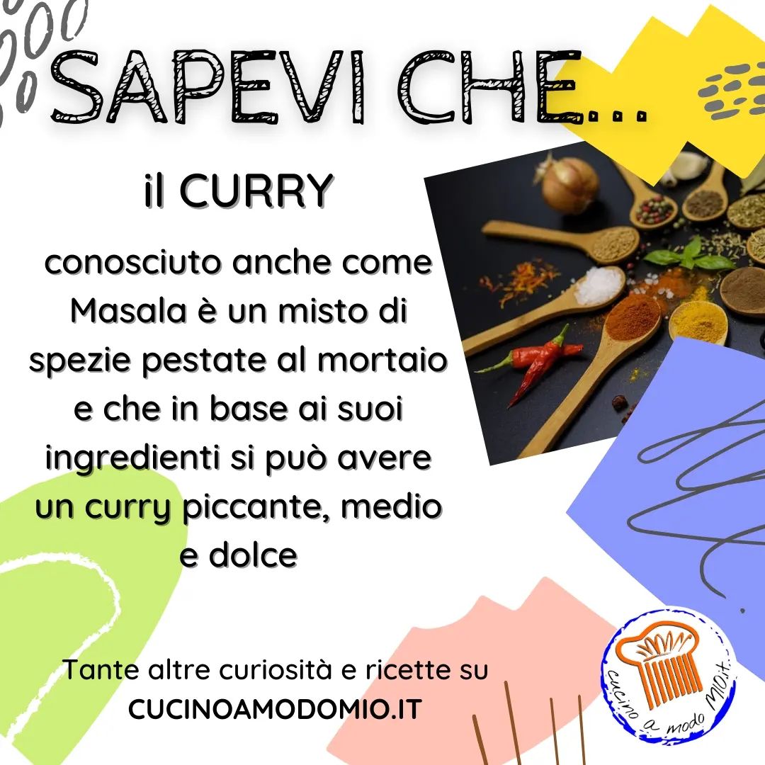 🔶 Sapevi Che… CURRY 🔷
Conosciuto anche come Masala è un misto di spezie pestate al mortaio e che in base ai suoi ingredienti si può avere un curry piccante, medio e dolce
Scopri tante curiosità e ricette sul sito
🌐 WWW.CUCINOAMODOMIO.IT
〰️ 〰️ 〰️ 〰️ 〰️ 〰️ 〰️ 〰️ 〰️ 〰️ 〰️ 〰️
❤️ 𝗠𝗲𝘁𝘁𝗶 𝗠𝗶 𝗣𝗶𝗮𝗰𝗲 👍
👉 𝗦𝗲𝗴𝘂𝗶 @Cucinoamodomio.it
👫 𝗧𝗮𝗴𝗴𝗮 𝗮𝗺𝗶𝗰𝗶 𝗲 𝗰𝗼𝗻𝗱𝗶𝘃𝗶𝗱𝗶 𝗶𝗹 𝗣𝗼𝘀𝘁
📌 𝗦𝗮𝗹𝘃𝗮 𝗶𝗹 𝗣𝗼𝘀𝘁
❓ 𝗟𝗼 𝘀𝗮𝗽𝗲𝘃𝗶 𝗼 𝘃𝘂𝗼𝗶 𝗱𝗶𝗿𝗲 𝗹𝗮 𝘁𝘂𝗮? 𝗖𝗼𝗺𝗺𝗲𝗻𝘁𝗮!!!
〰️ 〰️ 〰️ 〰️ 〰️ 〰️ 〰️ 〰️ 〰️ 〰️ 〰️ 〰️
#cucinoamodomio #cucinoamodomioit #photooftheday #foodoftheday #instagood #delicious #eat #food #cibo #ciboitaliano #foodporn #foodlover #instafood #foodblogger #losapeviche #curiositàcucina #cosechenonsai #curiosità #mangiarebene #cibosano #sapeviche #curry #masala #speziepestate