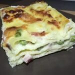 Lasagna con Prosciutto Cotto, Piselli e Mozzarella 25