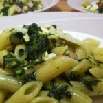 Mezze Penne con Spinaci, Cotto e Ricotta Salata 11